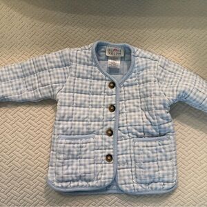 Blue Checkered Kids Jacket